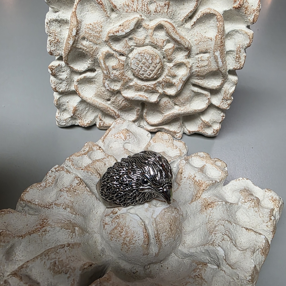 Silver Eagle Ring - image 3